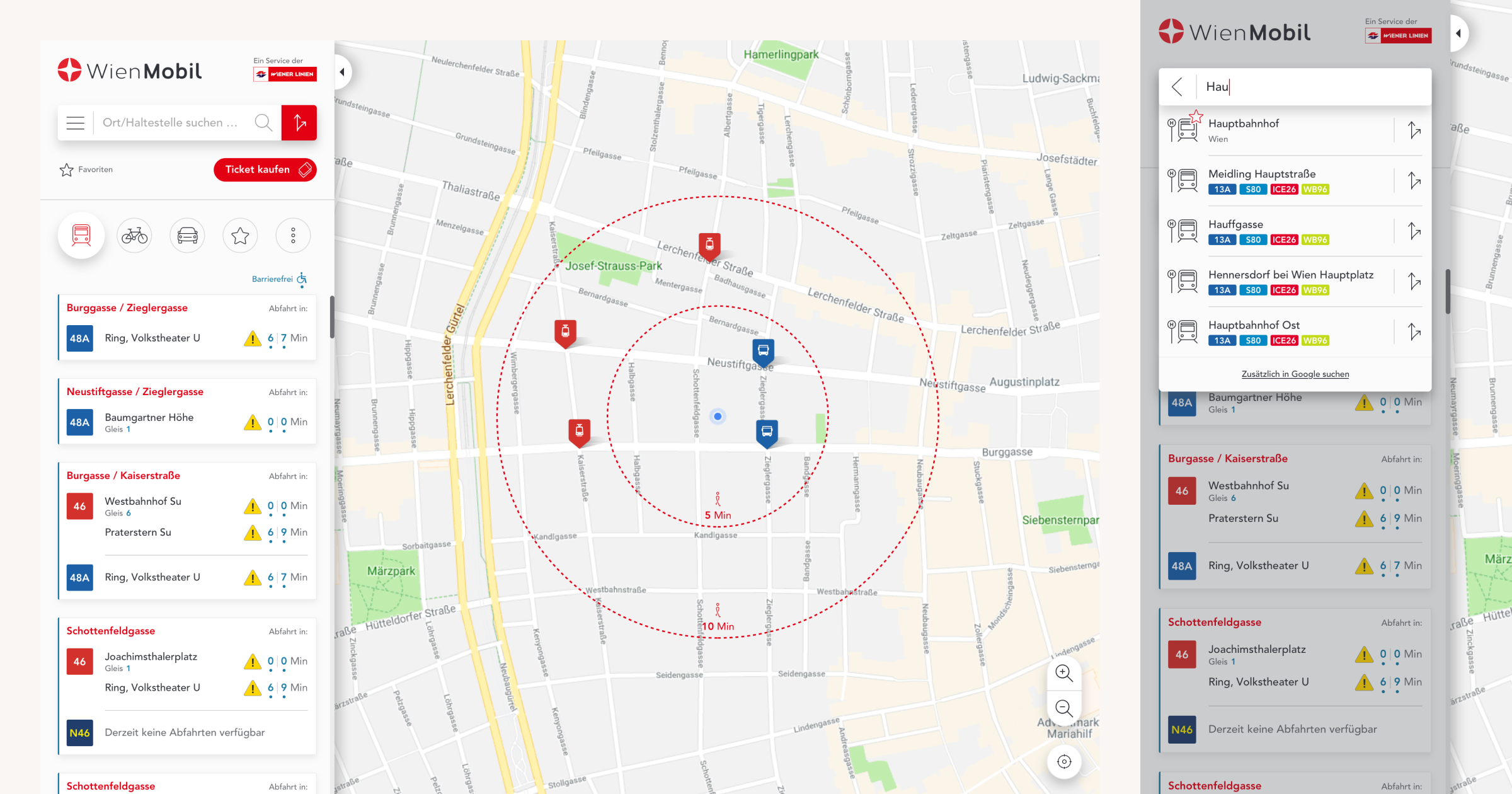 Wien Mobil Webapp