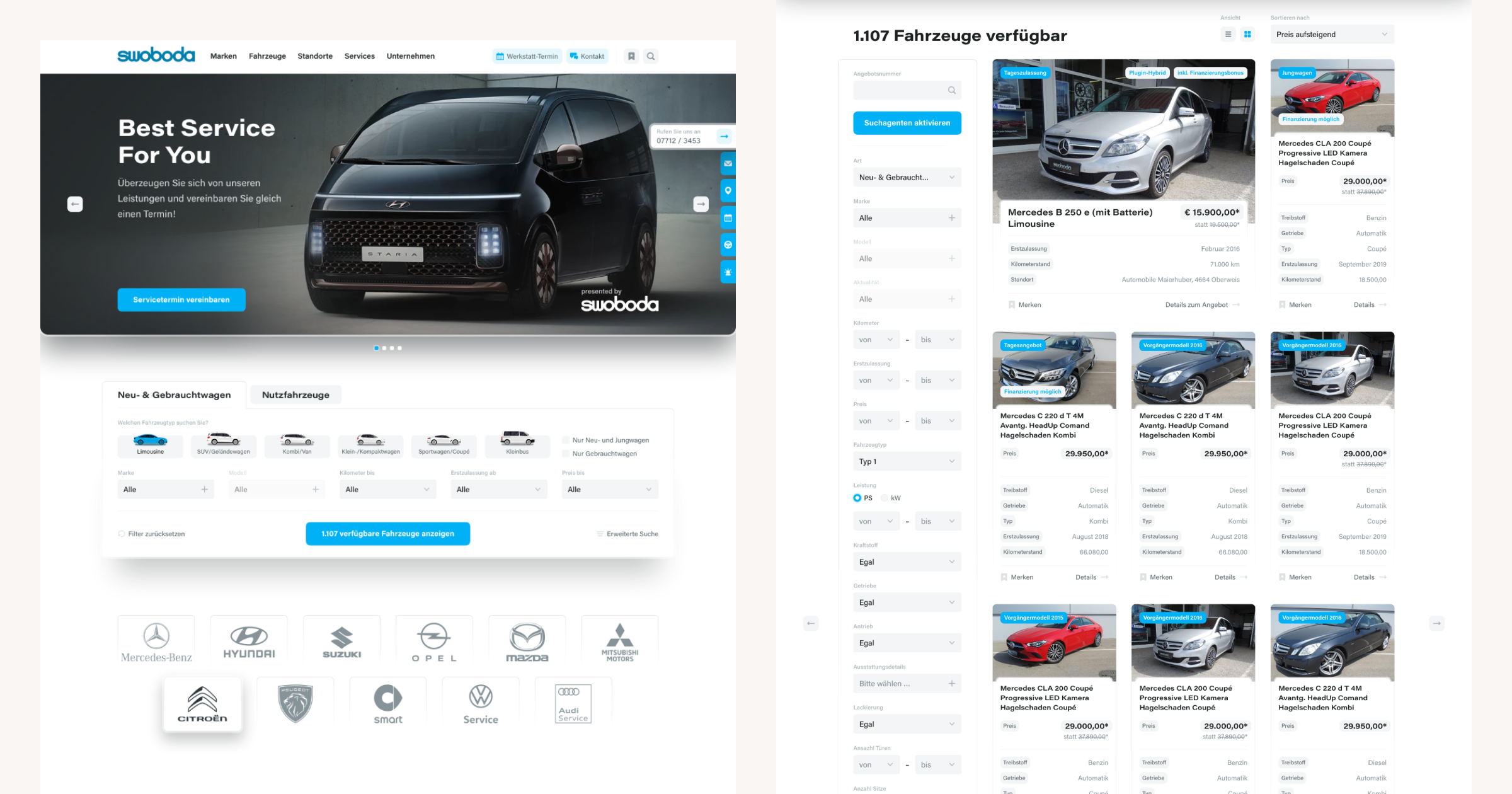 Automobile Swoboda Website